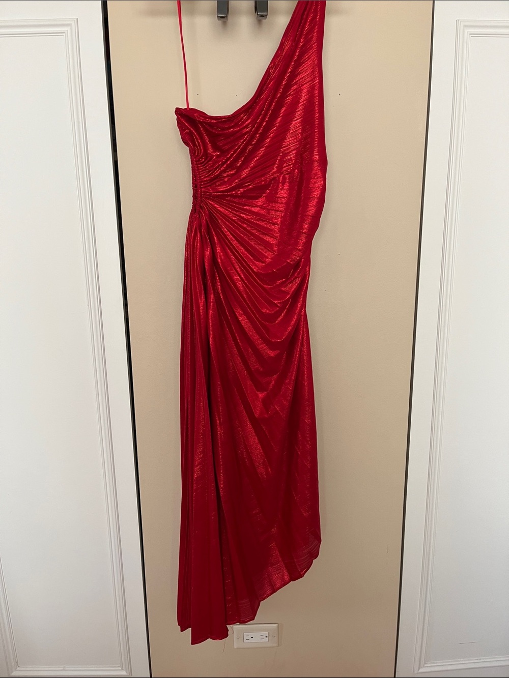 Akira NWT one shoulder Red cocktail dress